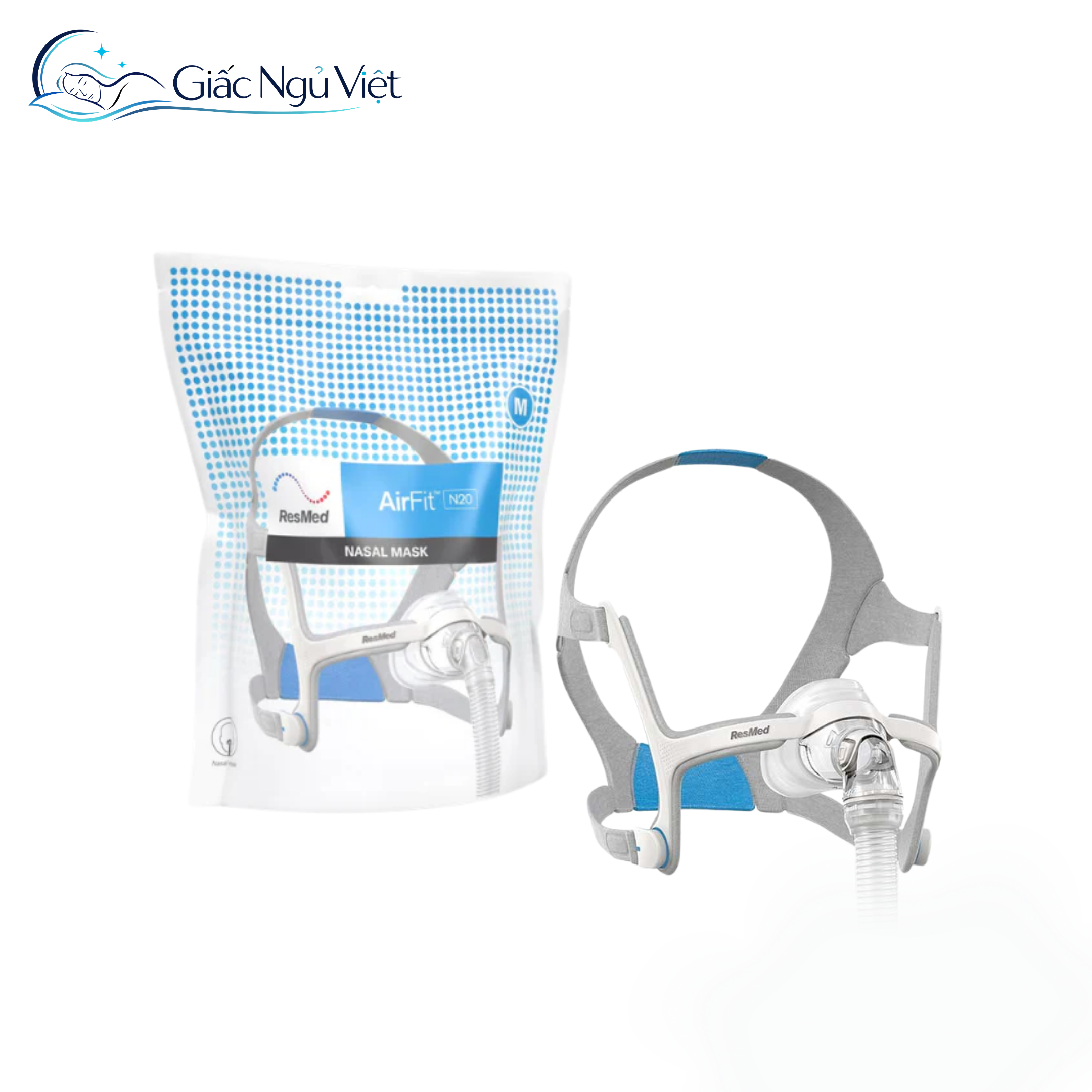 Mặt Nạ Thở ResMed AirFit N20 (Nasal Mask) (3)