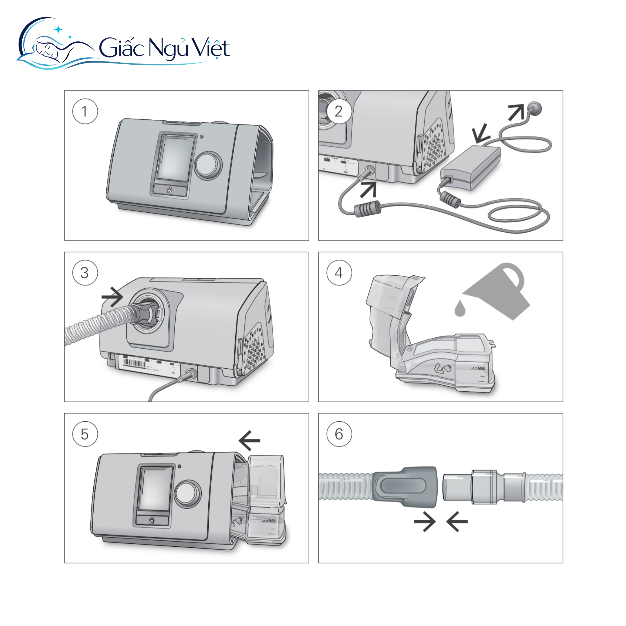 Máy Trợ Thở ResMed AirSense™ 10 AutoSet (5)