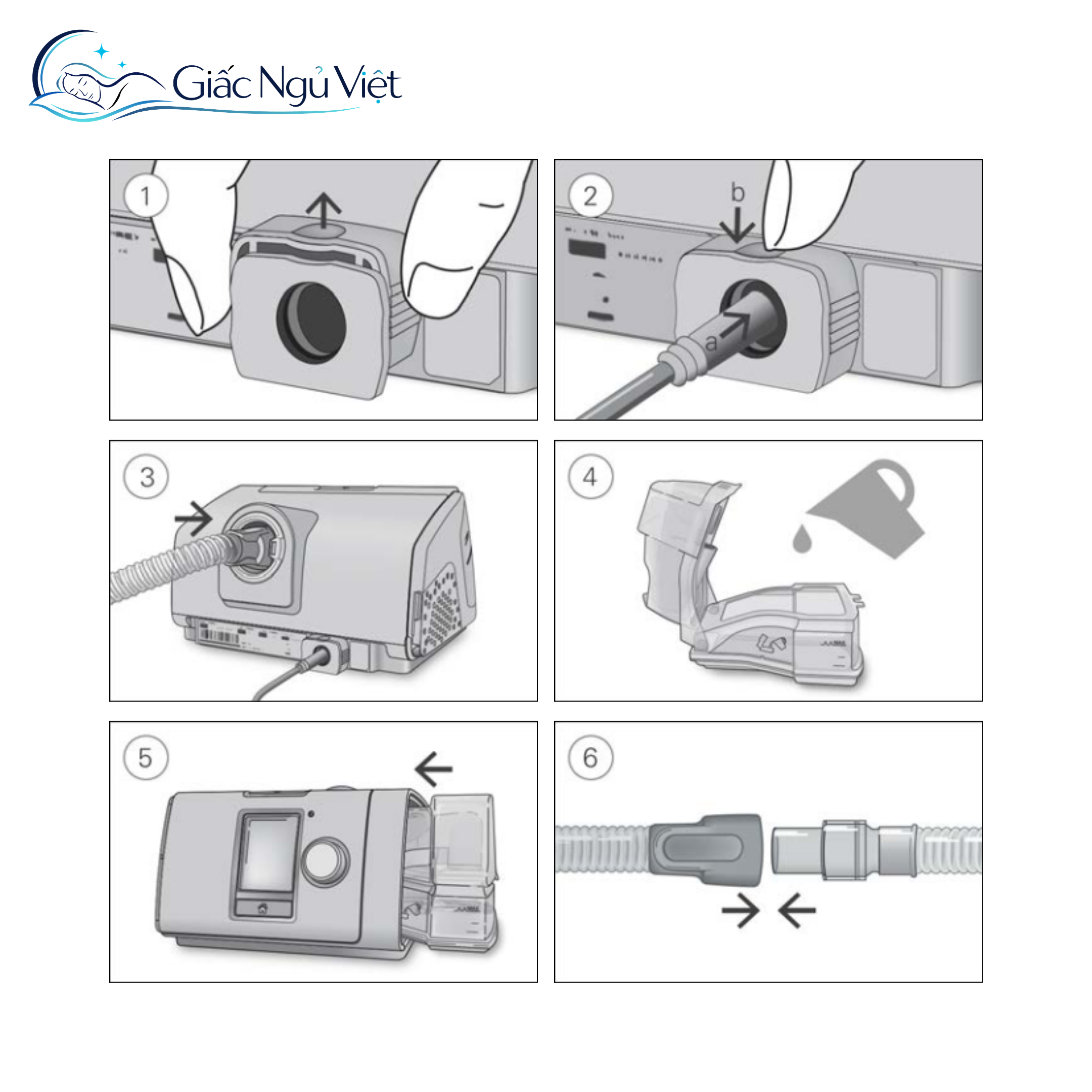 Máy Trợ Thở ResMed Lumis 150 VPAP ST (5)
